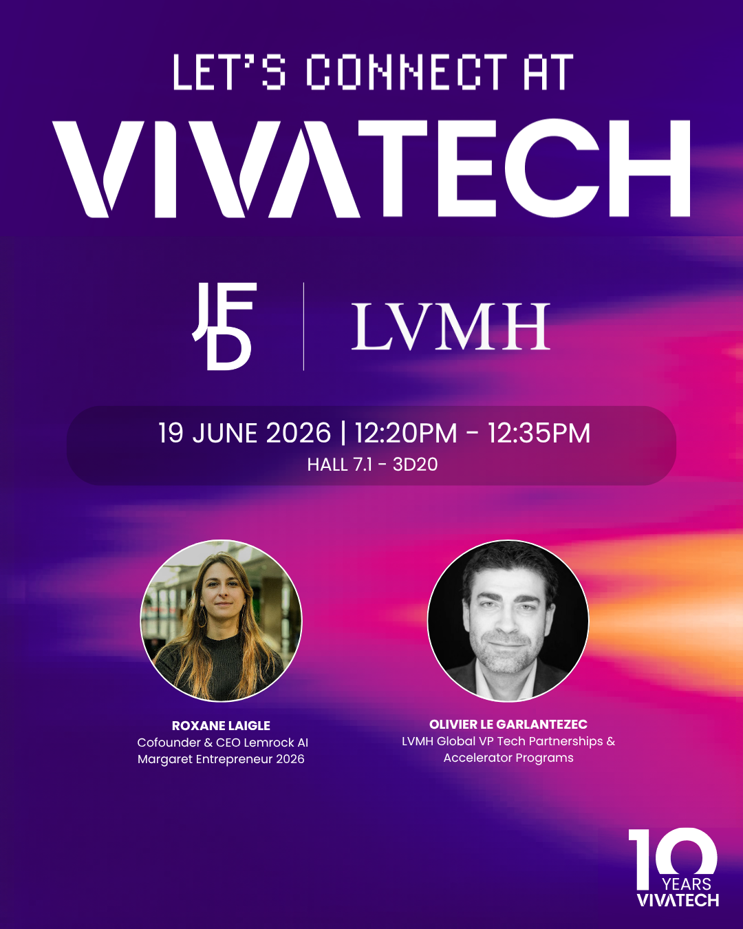 JFD à VivaTech 2026 avec LVMH
